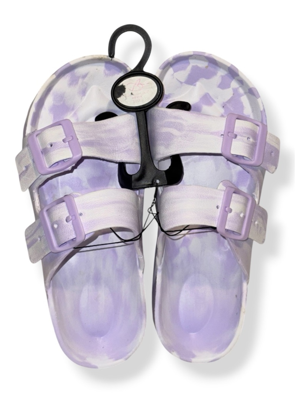 Purple  Tie-Dye Slide Sandals- NEW 5/6